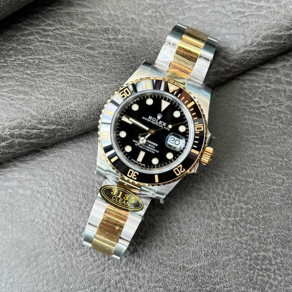 Rolex Submariner 116613LN 'Two Tone' Yellow Gold and Stainless Steel with Black Dial Super clone - Image 2