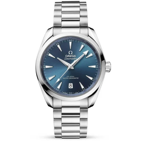 OMEGA Seamaster Aqua Terra Shades 38mm Atlantic Blue Dial Bracelet Watch