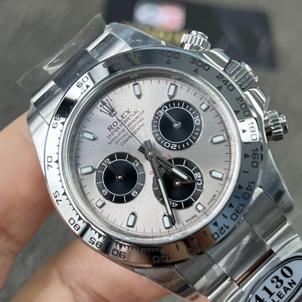 Rolex Cosmograph Daytona 116509 Stainless Steel with Grey Sunburst Dial Super Clone - Image 3