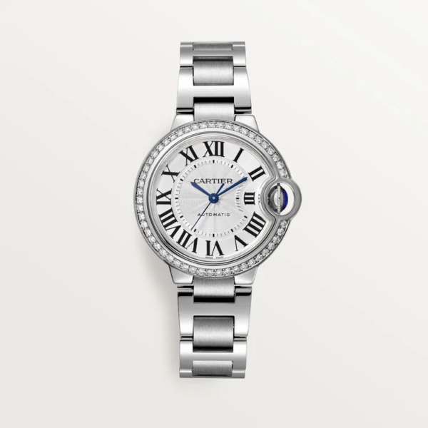 CARTIER BALLON BLEU Diamond Watch 33mm