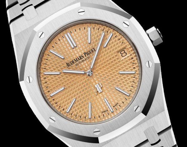 ROYAL OAK "JUMBO?? EXTRA-THIN Pink Gold-toned Dial 39mm - Image 2