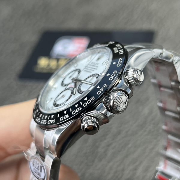 Rolex Cosmograph Daytona 116500LN Panda Stainless Steel 4130 movement Super Clone - Image 10