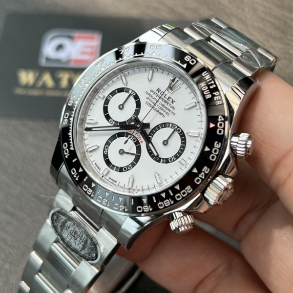 Rolex Cosmograph Daytona New Panda 126500LN Stainless Steel 4131 movement Super Clone - Image 5