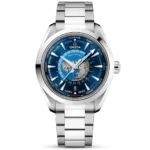 OMEGA Seamaster Aqua Terra GMT Worldtimer Steel 43mm Bracelet Watch