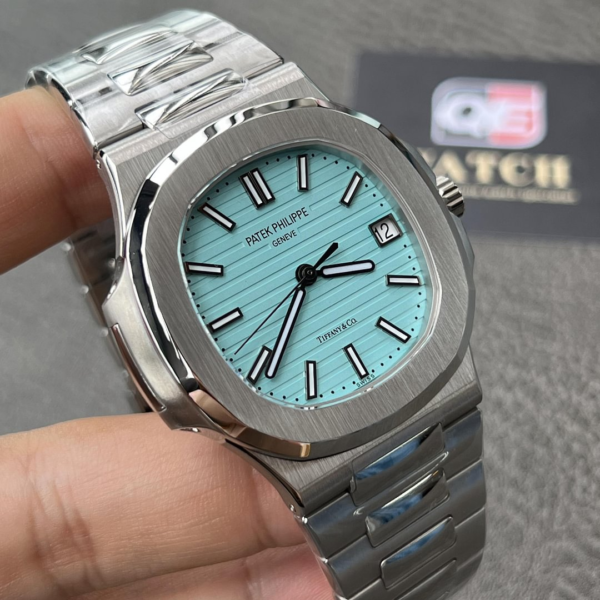 PATEK PHILIPPE Nautilus 'Tiffany' 5711/1A-018 with Tiffany Blue Dial on SS Bracelet Super Clone - Image 3