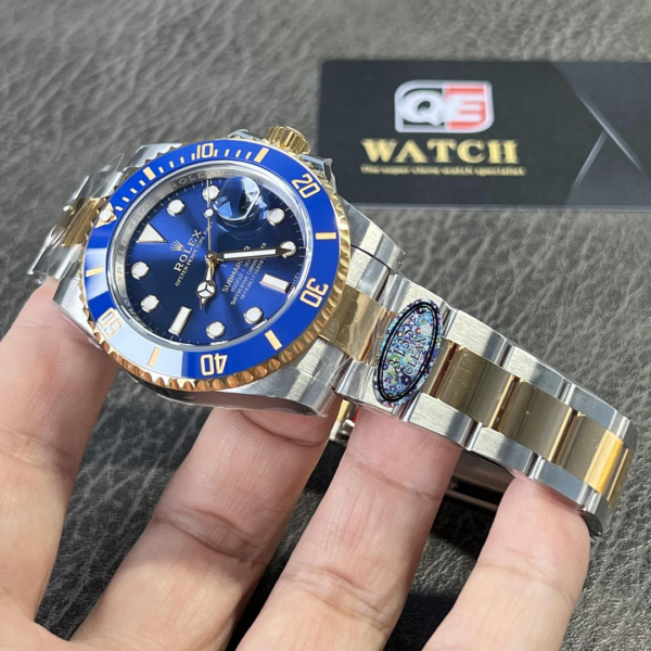 Rolex Submariner 116613LB-0005 Blue 'Two Tone' Yellow Gold and Stainless Steel 'Bluesy' with Blue Dial Super Clone - Image 4