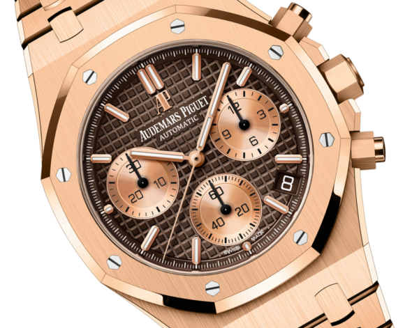 ROYAL OAK Pink Gold Brown Dial CHRONOGRAPH 41mm - Image 2