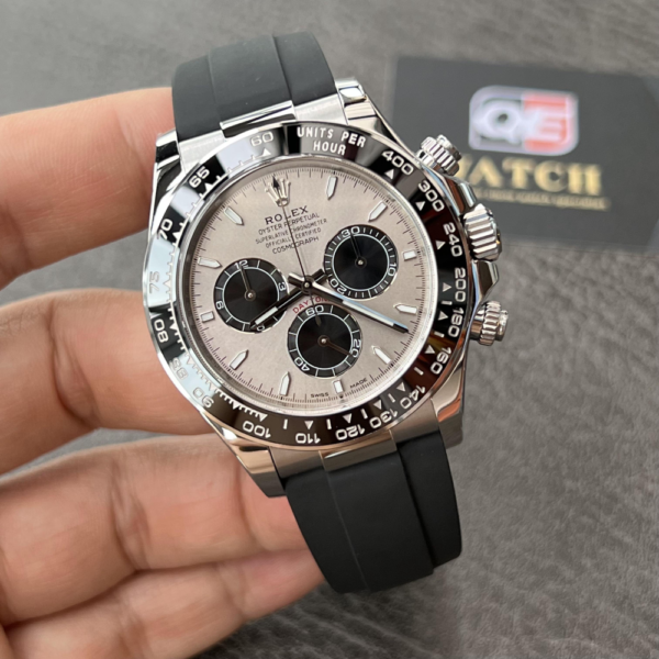 Rolex Cosmograph New Daytona Ghost 126519LN with Grey Sunburst Dial 4131 movement Super clone - Image 2