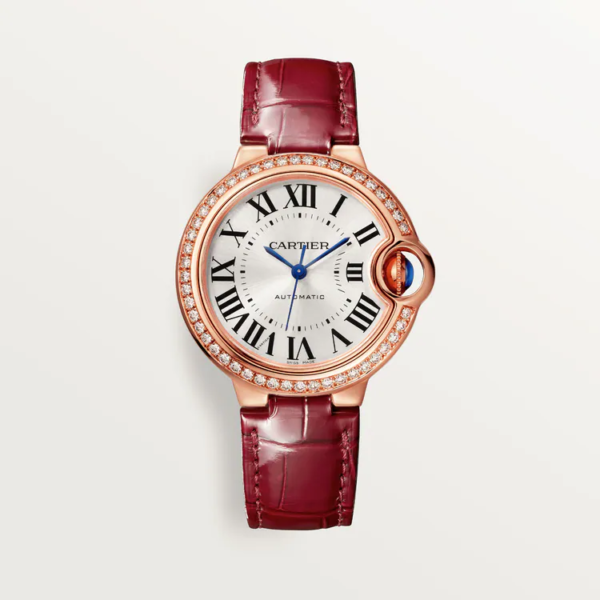 CARTIER BALLON BLEU Diamond Rose Gold 33mm