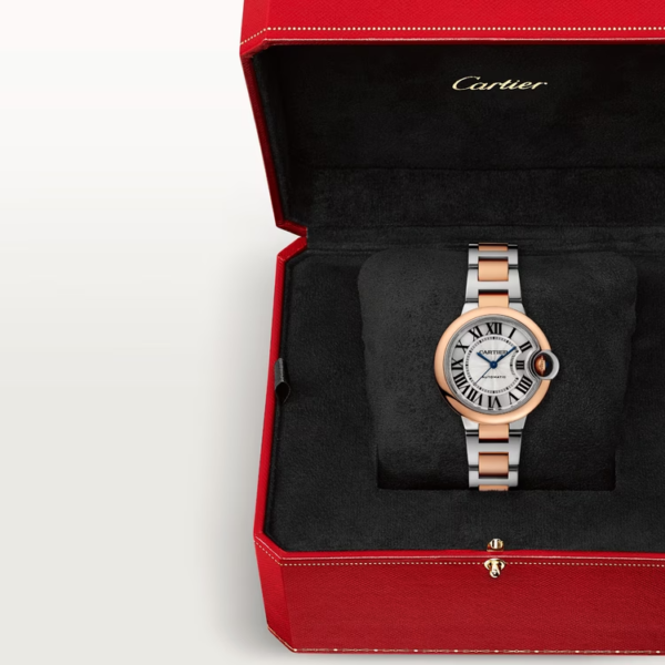 CARTIER BALLON BLEU Rose Gold Mix 33mm - Image 8