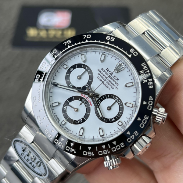 Rolex Cosmograph Daytona 116500LN Panda Stainless Steel 4130 movement Super Clone - Image 5