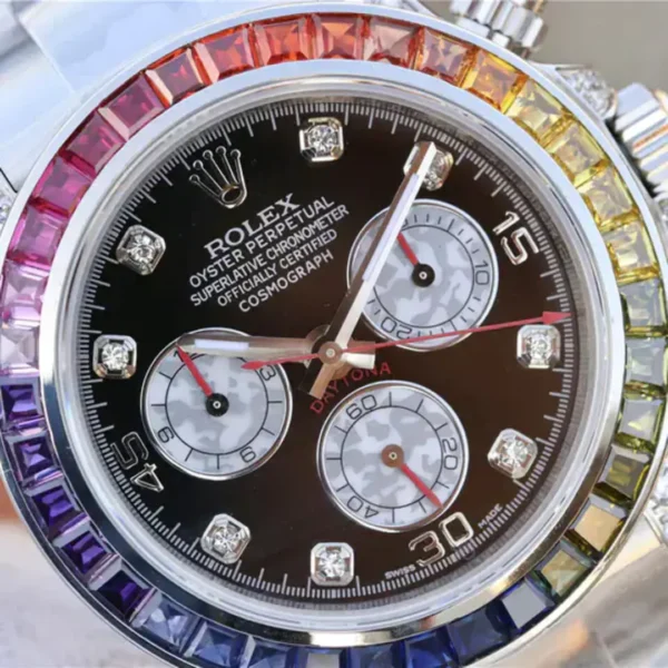 Rolex Cosmograph Daytona 116599 RBOW Diamond Silver Stainless Steel 40mm - Image 5