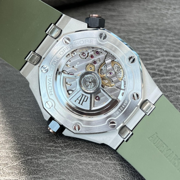 AUdemars Piguet Royal Oak Offshore Diver 15720 Stainless Steel with Green Dial (42mm) Super Clone - Image 7