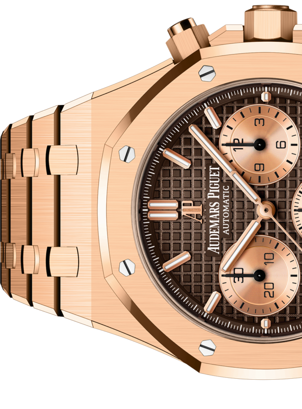 ROYAL OAK Pink Gold Brown Dial CHRONOGRAPH 41mm - Image 5