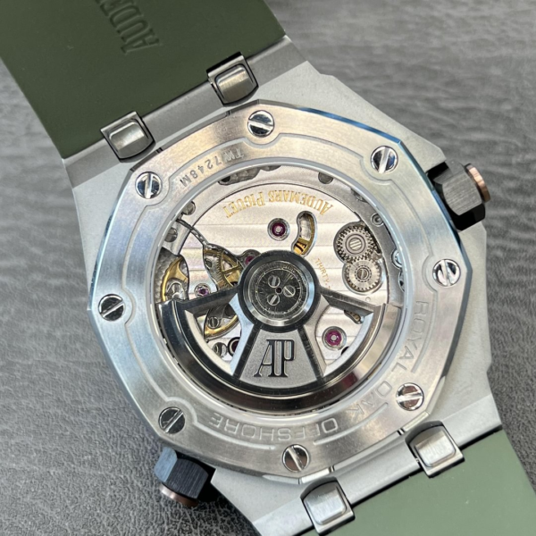 AUdemars Piguet Royal Oak Offshore Diver 15720 Stainless Steel with Green Dial (42mm) Super Clone - Image 8