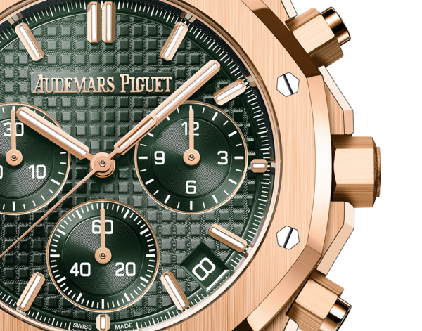 ROYAL OAK Pink Gold Khaki Green Dial CHRONOGRAPH 41mm - Image 3