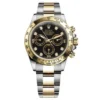 Rolex Cosmograph Daytona 116503 Two Tone Yellow Gold & Steel with Diamond Black Dial