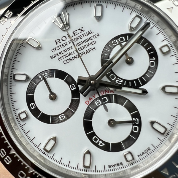 Rolex Cosmograph Daytona 116500LN Panda Stainless Steel 4130 movement Super Clone - Image 7