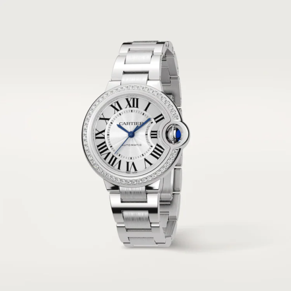 CARTIER BALLON BLEU Diamond Watch 33mm - Image 7