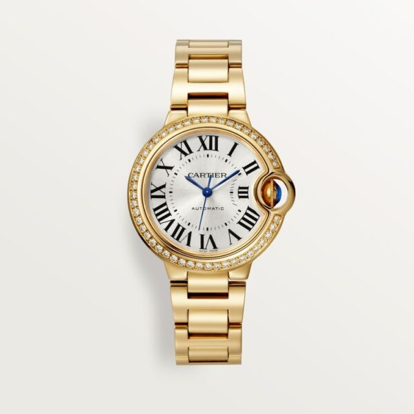 CARTIER BALLON BLEU Diamond Yellow Gold 33mm