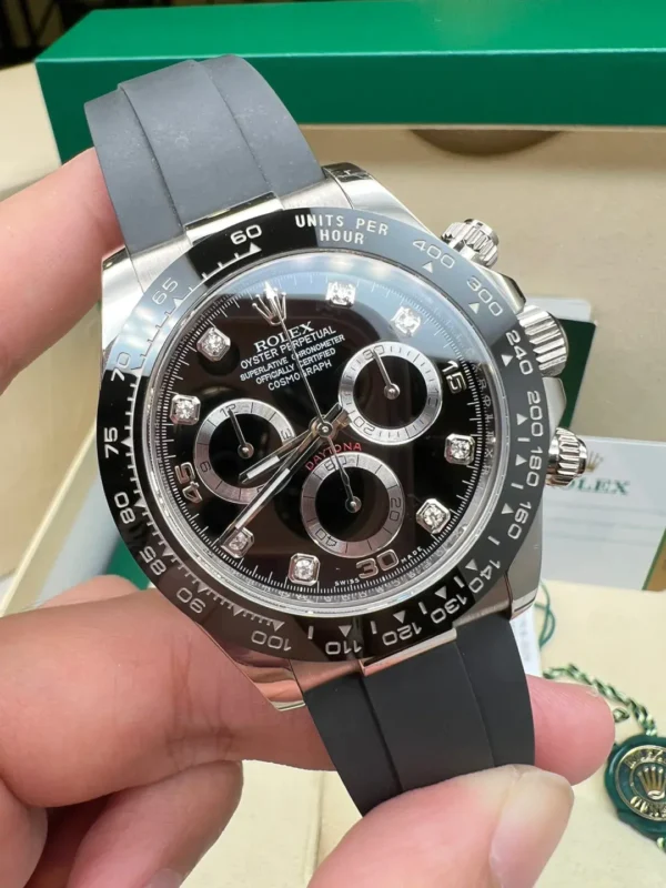 Rolex Cosmograph Daytona m116519ln-0025 Black Diamond Dial 40mm - Image 3