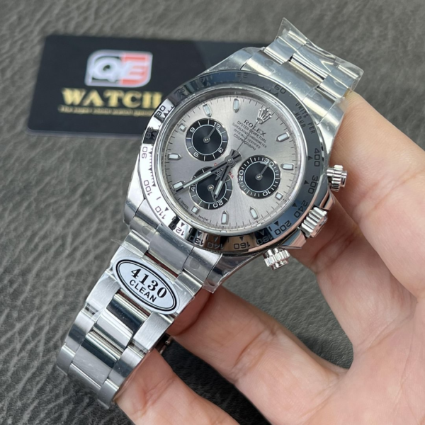 Rolex Cosmograph Daytona 116509 Stainless Steel with Grey Sunburst Dial Super Clone - Image 2