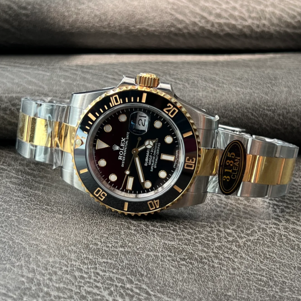 Rolex Submariner 116613LN 'Two Tone' Yellow Gold and Stainless Steel with Black Dial Super clone - Image 6