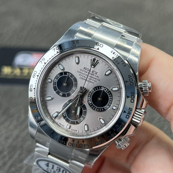 Rolex Cosmograph Daytona 116509 Stainless Steel with Grey Sunburst Dial Super Clone - Image 4