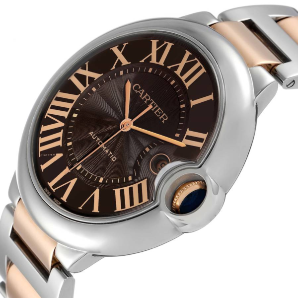 CARTIER BALLON BLEU Rose Gold Mix Chocolate 42mm - Image 5