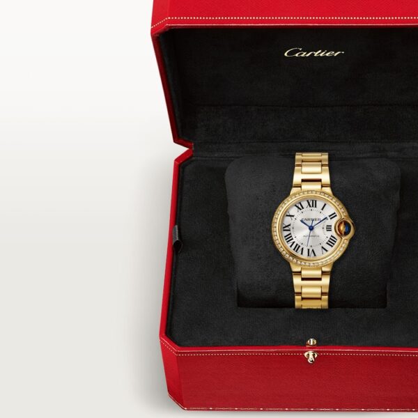 CARTIER BALLON BLEU Diamond Yellow Gold 33mm - Image 7