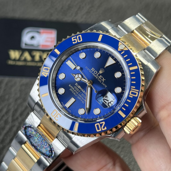 Rolex Submariner 116613LB-0005 Blue 'Two Tone' Yellow Gold and Stainless Steel 'Bluesy' with Blue Dial Super Clone - Image 3