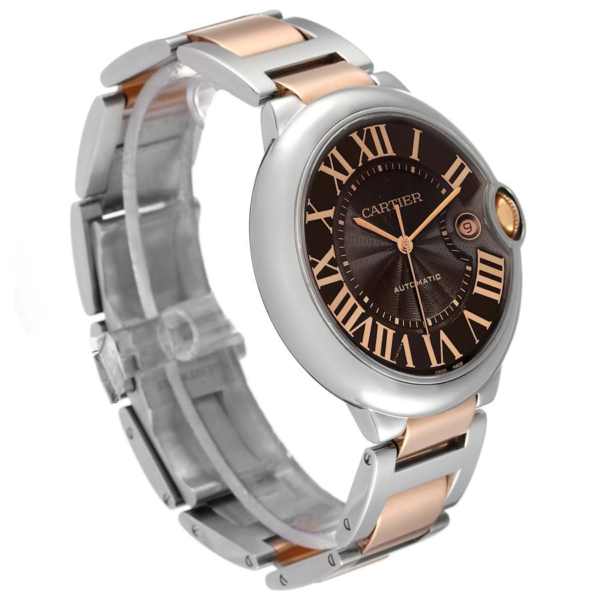 CARTIER BALLON BLEU Rose Gold Mix Chocolate 42mm - Image 4