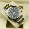 Rolex Cosmograph Daytona 116503 Two Tone Yellow Gold & Steel with Diamond Black Dial - Image 7