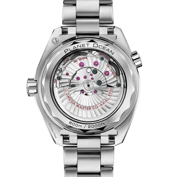 OMEGA Seamaster Planet Ocean 600m White Dial & Orange Bezel Bracelet Watch - Image 2
