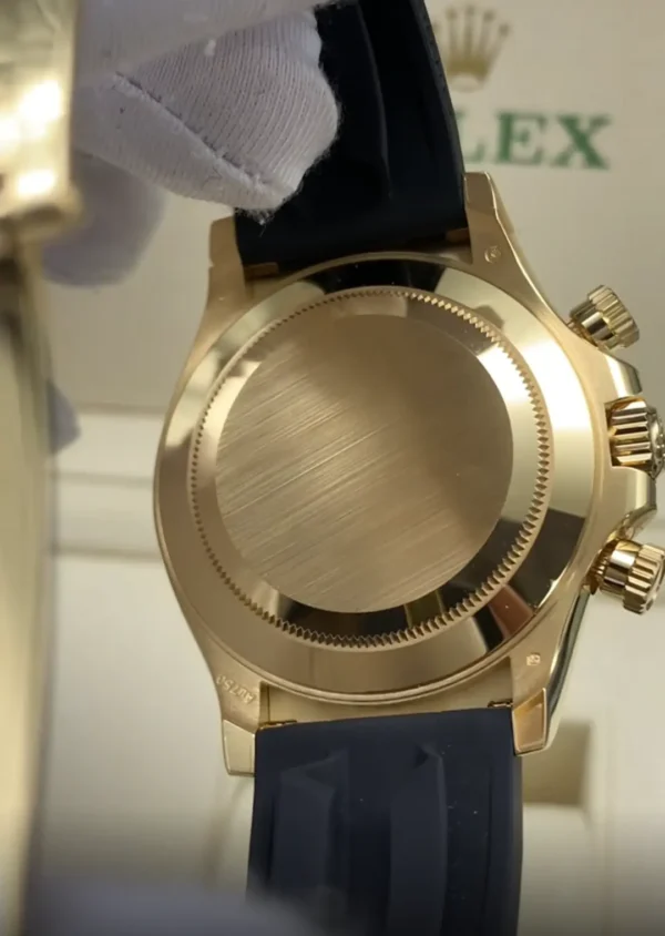 Rolex Cosmograph Daytona 116518LN 'Paul Newman' Yellow Gold Black Dial Men's Watch - Image 3