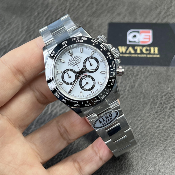 Rolex Cosmograph Daytona 116500LN Panda Stainless Steel 4130 movement Super Clone - Image 2