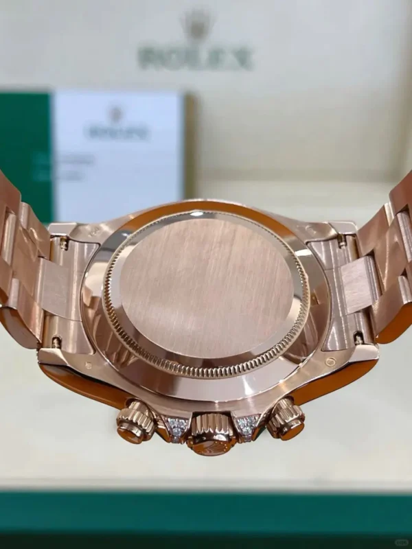 Rolex Cosmograph Daytona Rainbow Diamond Rose Gold Stainless Steel 40mm - Image 3