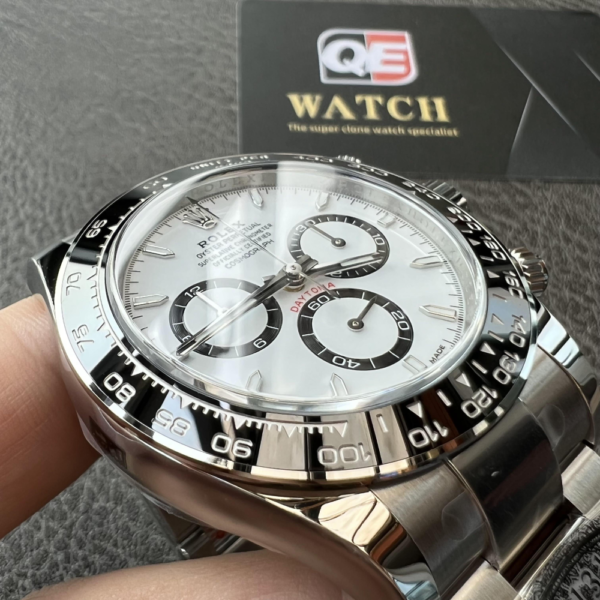 Rolex Cosmograph Daytona New Panda 126500LN Stainless Steel 4131 movement Super Clone - Image 8